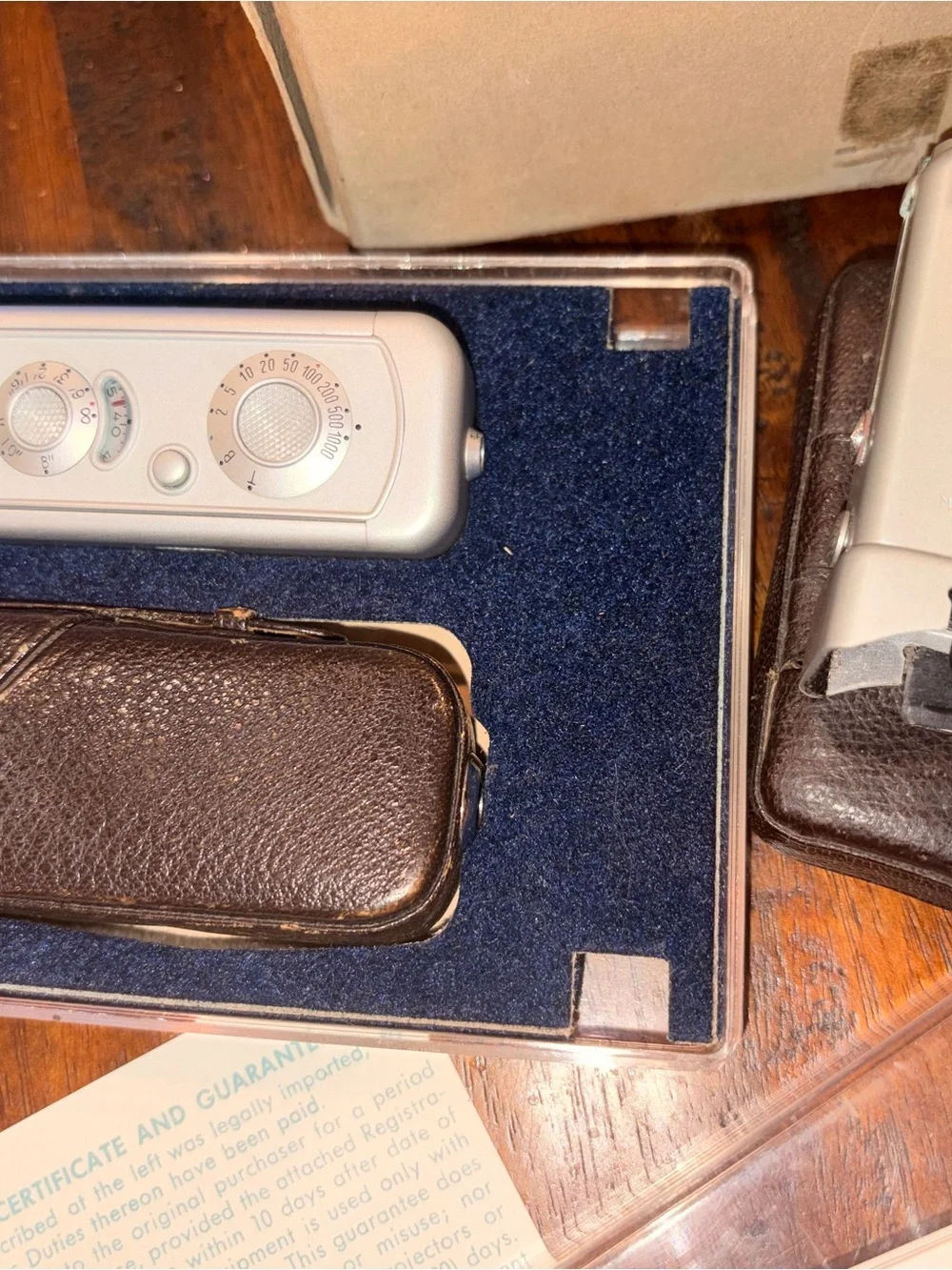 Minox IIIS Spy Subminiature Complan 15/3.5 w/ Flashgun Model A Original w/Manual